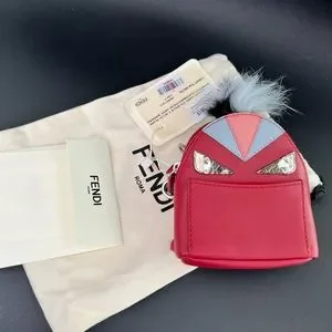Fendi Accessories Fendi Monster Mini Backpack Keyring Charm